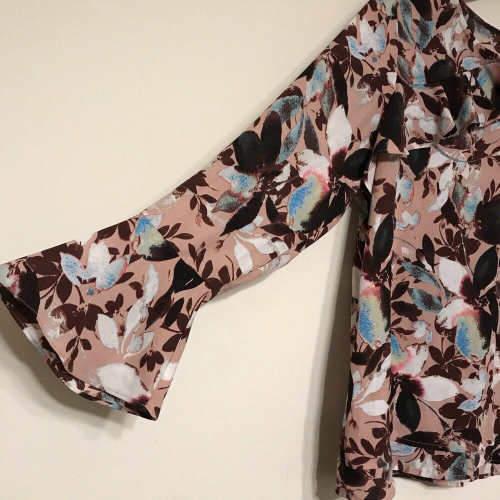 Notation Blouse Women Floral Size XL Style MDOU1283 Multicolor - Picture 2 of 9